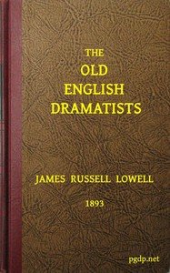 Cover of The old English dramatists