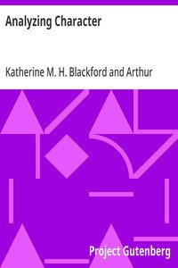 Analyzing Character: The New Science of Judging Men; Misfits in Business, the Home and Social Life