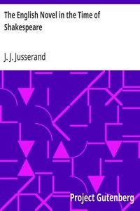 The English Novel in the Time of Shakespeare
