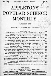 Appletons' Popular Science Monthly, January 1899: Volume LIV, No. 3, January 1899
