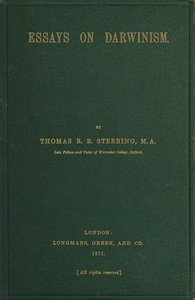 Essays on Darwinism