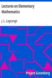 Lectures on Elementary Mathematics