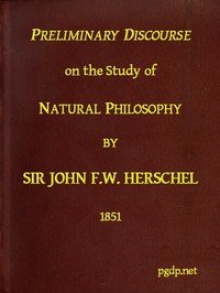 Preliminary Discourse on the Study of Natural Philosophy