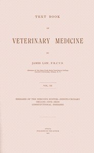 Text book of veterinary medicine, Volume 3 (of 5)