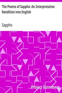 The Poems of Sappho: An Interpretative Rendition into English