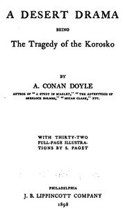 Cover of A desert drama : $b being the tragedy of the "Korosko"