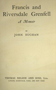 Francis and Riversdale Grenfell : $b A memoir