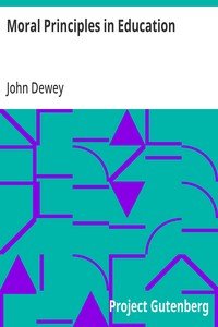 Cover of Moral Principles in Education