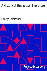 A History of Elizabethan Literature