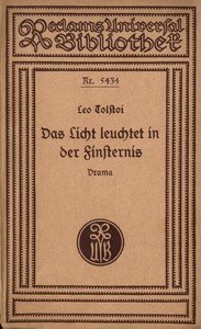 Cover of Das Licht leuchtet in der Finsternis: Drama in vier Aufzügen