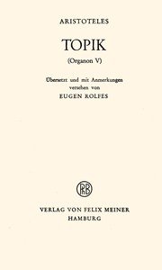 Topik : $b Organon V