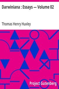 Darwiniana : Essays — Volume 02