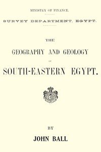 The geography and geology of south-eastern Egypt