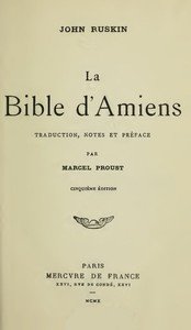 Cover of La Bible d'Amiens