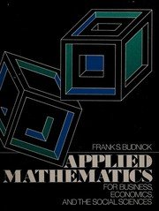 Applied mathematics for business, economics, and the social sciences